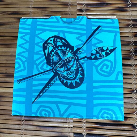 Traders Vic’s Atahi A Kai Now We Eat Tiki Mug Reesenik TV Rum Barrel NEW in BOX - Picture 7 of 14